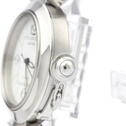 Pre Owned Cartier White Stainless Steel Pasha W31074M7 Women's Wristwatch 35 MM