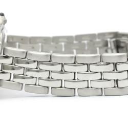 Pre Owned Cartier White Stainless Steel Panthere De Cartier W25033P5 Women's Wristwatch 22 MM