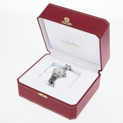 Pre Owned Cartier Miss Pasha SS Quartz Womens Wristwatch 27 MM