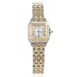 Pre Owned Cartier Panthere 18K Yellow Gold SS Womens Wristwatch 22 MM