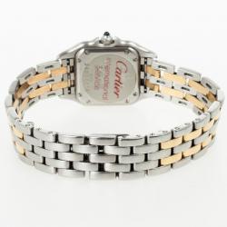 Pre Owned Cartier Panthere 18K Yellow Gold SS Womens Wristwatch 22 MM
