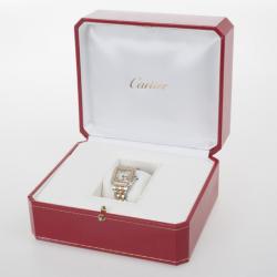 Pre Owned Cartier Panthere 18K Yellow Gold SS Womens Wristwatch 22 MM
