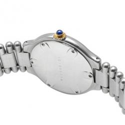 Pre Owned Must De Cartier 21 SS & 18K Gold Ladies Watch