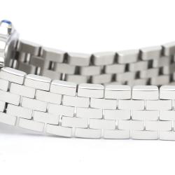 مملوكة مسبقًا Cartier Silver Stainless Steel Santos Demoiselle W25064Z5 Quartz Women's Wristwatch 20 mm