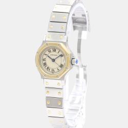 Tank Louis Cartier Large on Rose Gold Bracelet with White Dial WGTA0024