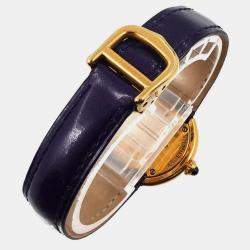 Cartier White Gold Plated Must Trinity Quartz Women's Wristwatch 27 mm