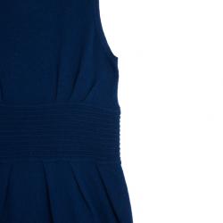 Pre Owned Catherine Malandrino Pointelle Ribbed Knit Dress L