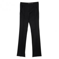 Pre Owned Celine Black Wool Trousers M