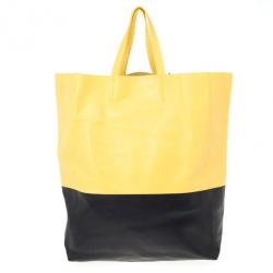 Pre Owned Celine Cabas Two Tone Tote