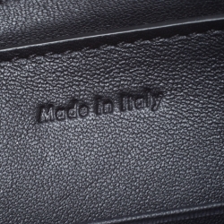 Pre Owned Celine Multicolor Leather and Woven Solo Clutch