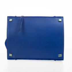 Pre Owned Celine Electric Blue Suede Phantom Large Bag