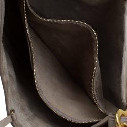 Pre Owned حقيبة سيلين متوسطة جلد بيج