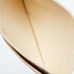 مملوكة مسبقًا Celine Orange/White Elaphe Leather Card Holder