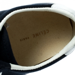 مملوكة مسبقًا Celine Blue/White Canvas Pilmsole Sneakers Size 38