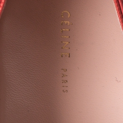 Celine Red Leather Pointed Toe Flats Size 38