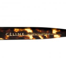 Pre Owned Celine Havana Blue / Grey 41026/S FU9DV Wayfarer Sunglasses