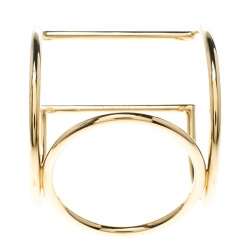 Celine Gold Tone Cuff Bracelet