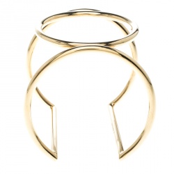 Celine Gold Tone Cuff Bracelet