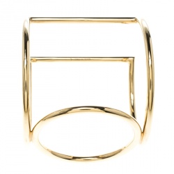 Celine Gold Tone Cuff Bracelet