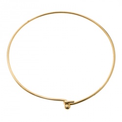 Pre Owned Celine Gold Tone Metal Choker M