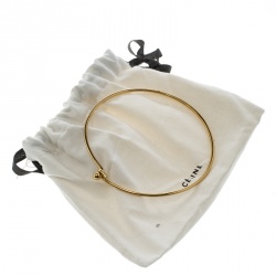 Pre Owned Celine Gold Tone Metal Choker M