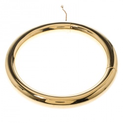 Pre Owned Celine Gold Tone Metal Choker M