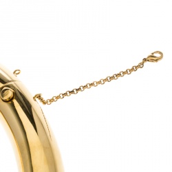 Pre Owned Celine Gold Tone Metal Choker M