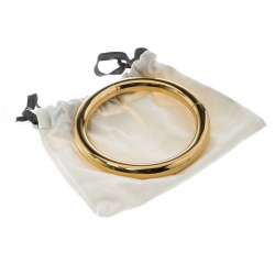 Pre Owned Celine Gold Tone Metal Choker M