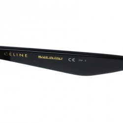 Pre Owned Celine Black CL41468/S Edge Cat Eye Sunglasses