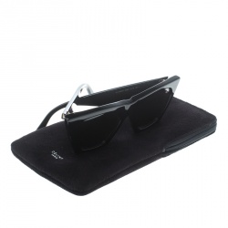 Pre Owned Celine Black CL41468/S Edge Cat Eye Sunglasses