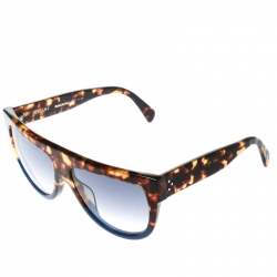 مملوكة مسبقًا Celine Tortoise/Blue Gradient CL 41026/S Aviator Sunglasses