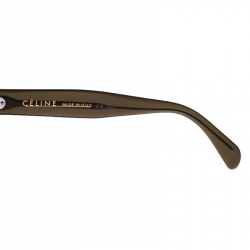 Pre Owned Celine Olive Green/Green Gradient CL 41755 Audrey Round Sunglasses