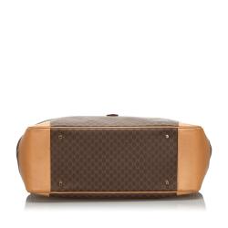 Celine Brown/Dark Brown Macadam Canvas Travel Bag