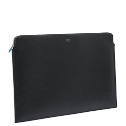 Celine Grey Leather Document Holder