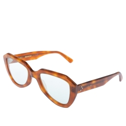 Pre Owned Celine Honey Brown/ Green CL40046U Aviator Sunglasses