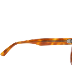 Pre Owned Celine Honey Brown/ Green CL40046U Aviator Sunglasses