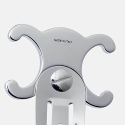 Celine Silver Tone Set of 2 Snap Hair Clips
