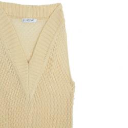 Pre Owned Celine Vintage Cable Knit Vest M