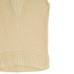 Pre Owned Celine Vintage Cable Knit Vest M