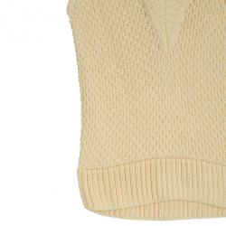 Pre Owned Celine Vintage Cable Knit Vest M