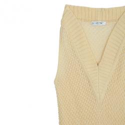Pre Owned Celine Vintage Cable Knit Vest M