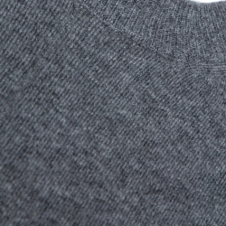 Pre Owned Celine Grey Cashmere Balloon Sleeve Sweater XS