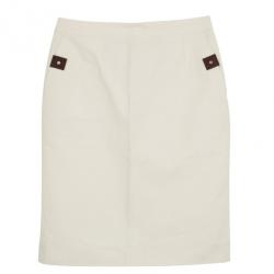 Celine Beige A-line Skirt M
