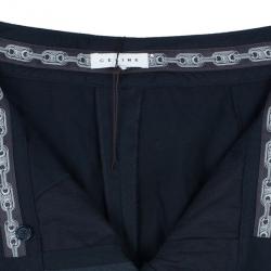 Celine Black Tapered Casual Trousers M