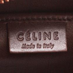 مملوكة مسبقًا حقيبة يد سيلين نانو لاغدغ سويدي وجلد ثلاثية اللون