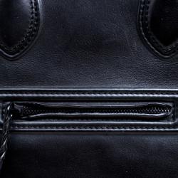 Pre Owned Celine Black Leather Medium Phantom Luggage Tote