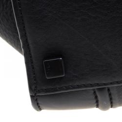 Pre Owned Celine Black Leather Medium Phantom Luggage Tote