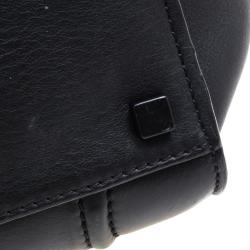 Pre Owned Celine Black Leather Medium Phantom Luggage Tote