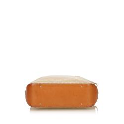 Pre Owned Celine Beige Macadam Coated Canvas/Leather Tote