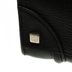 مملوكة مسبقًا حقيبة سيلين ميني لاغيدج جلد أسود